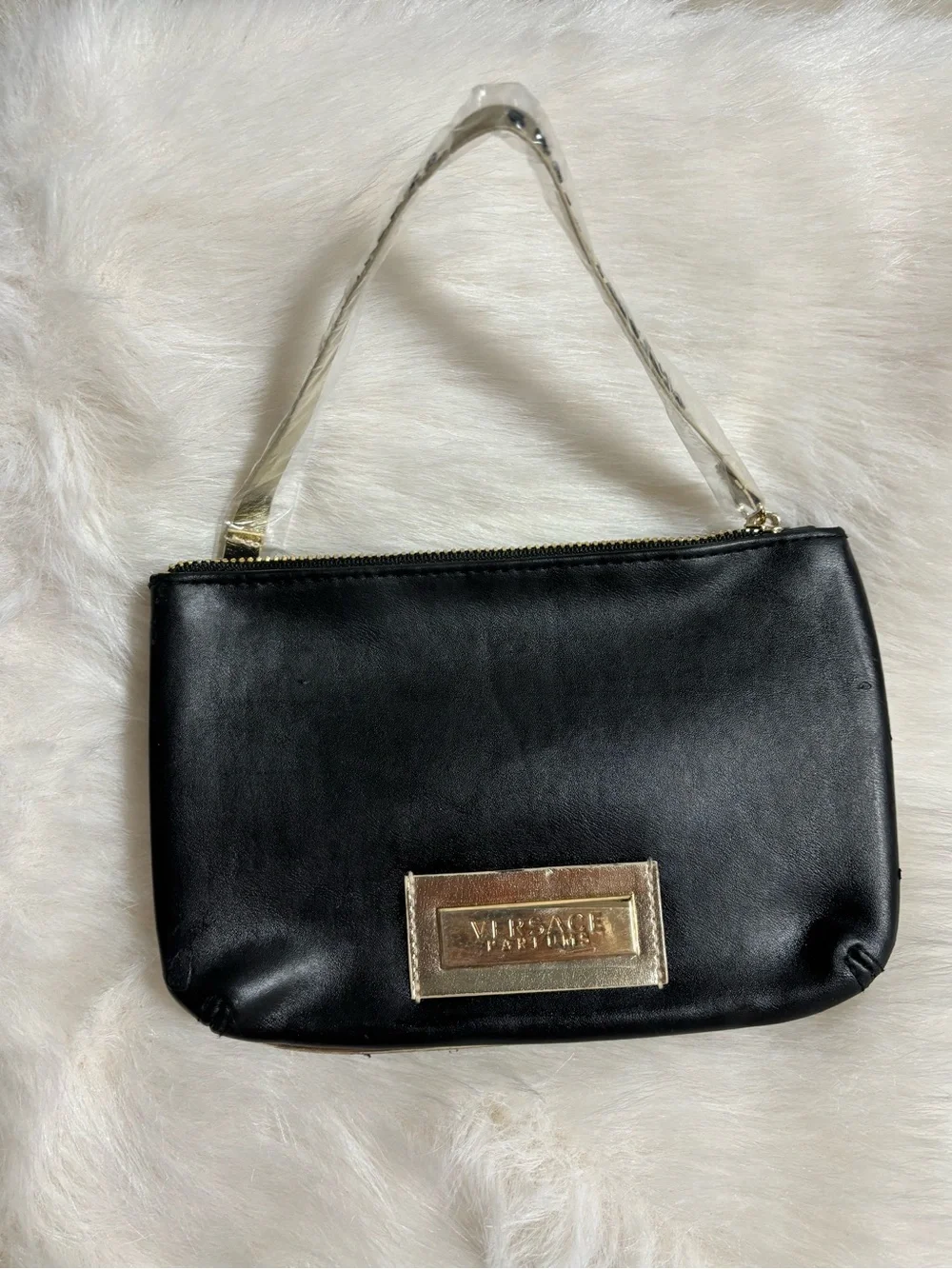 Vintage Versace Parfums Hand-Painted Y2K Mini Bag